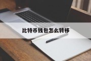 比特币钱包怎么转移(比特币钱包怎么转移到新手机)